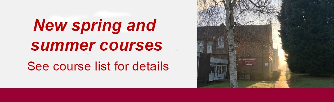 New spring and summer courses